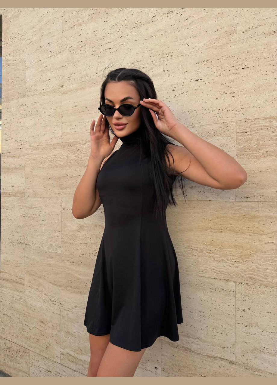 Чорна стильне плаття Fashion