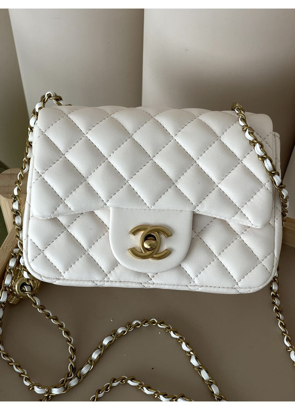 Сумка жіноча міні - ЛЮКСОВА ЯКІСТЬ білого кольору No Brand (372511582)