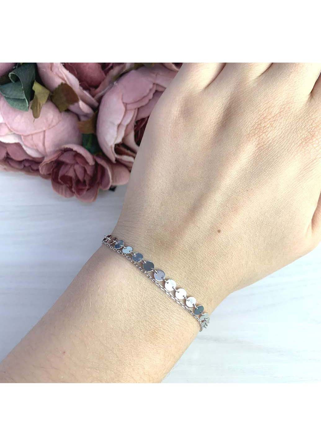 Серебряный браслет без камней (2052791) 17-20 размер Silver Breeze (317782152)