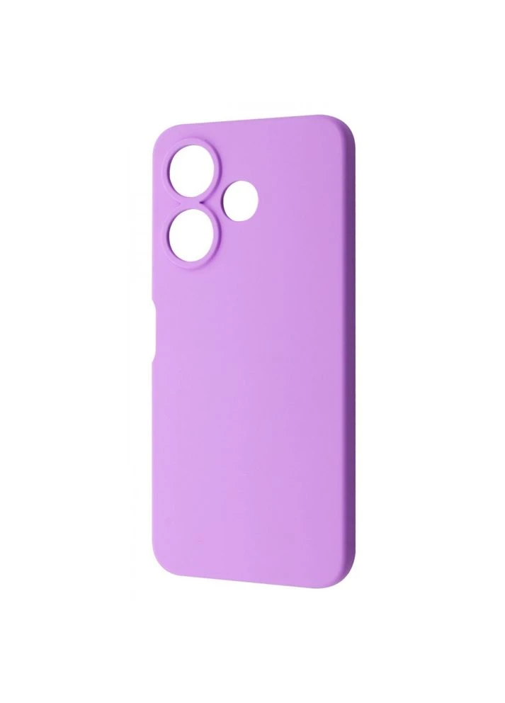 Чохол Full Silicone Cover для Xiaomi Redmi 13 4G/Poco M6 4G/Note 13R Light purple Wave (379690807)