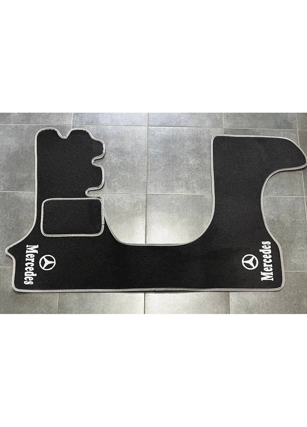 Ворсові килимки в салон для Мерседес Т1 207-410/ Mercedes Т1 207-410,Чорні Beltex T1 (365875252)