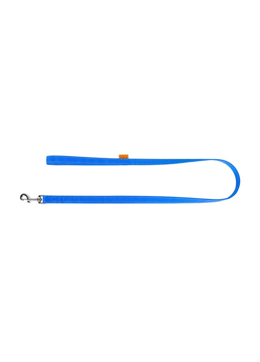 Повідець нейлоновий подвійний 20 мм/122 см Блакитний Dog Extreme (279572302)