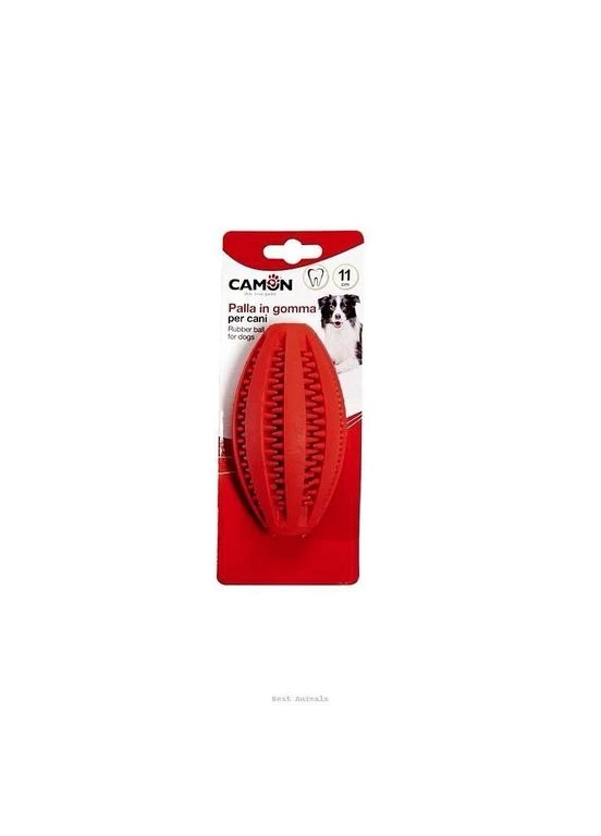 Игрушка для собак мяч регби для зубов 11 см (AD057/D) (8019808180625) Camon (354702345)