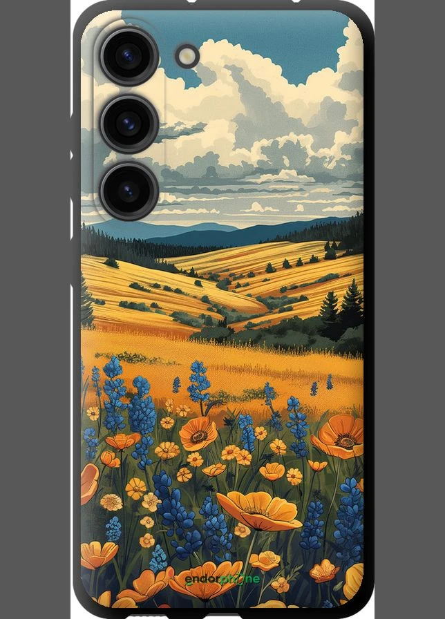 Чехол на Samsung Galaxy S23 Украинское поле "6082b-2907-70447" Endorphone (364676996)