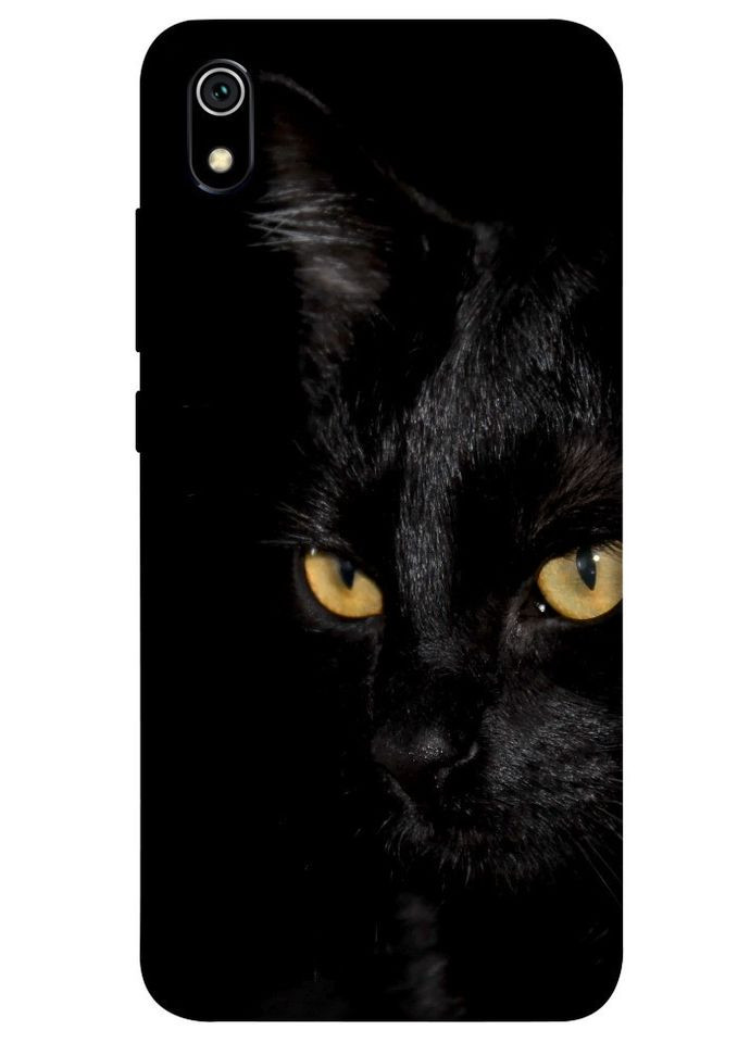 Чохол з принтом для Xiaomi Redmi 7A / на Ксяомі, сяомі, ксіомі редмі 7а Чорний кіт No Brand (339061524)