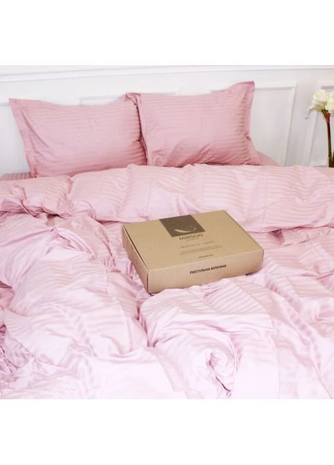 Постельное белье Satin 30-0007Pink 160х220 (2200005249918) Mirson Satin 30-0007Pink 160х220 Сімейний (379022269)