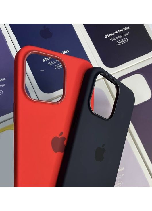 Чохол на 14 PRO Silicone Case Magsafe силіконовий мікрофібра для айфон 14 ПРО / lilac No Brand (369137604)