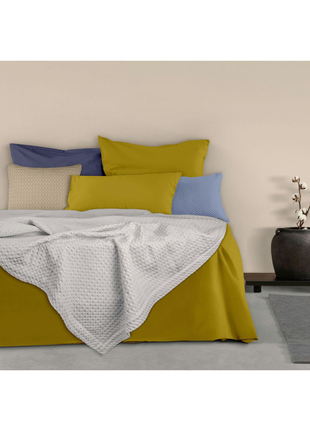 Плед покрывало 240х260 Snow Waffle Weave (4822052106518) Cosas (392823382)