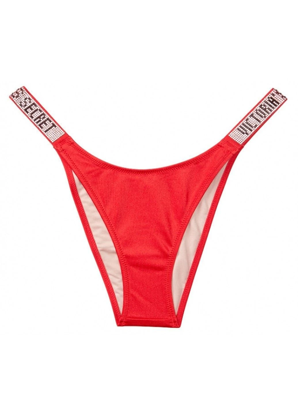 Червоний купальник bombshell adds 2 cup push-up & brazilian bottom red роздільний Victoria's Secret