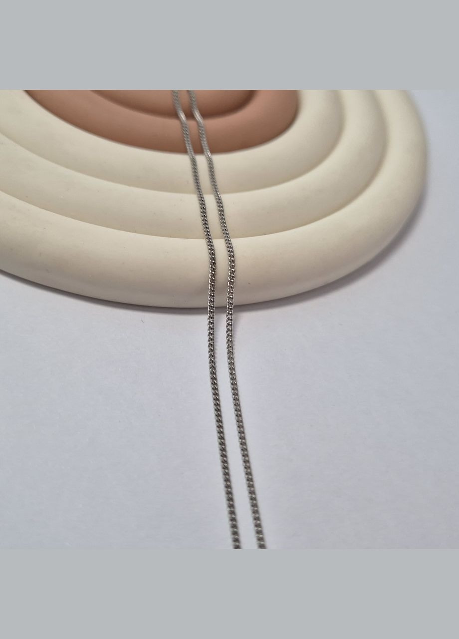 Серебряная Цепочка цепь Панцирь см серебро 925 пробы Родированное 2.30г 073р2/50 No Brand (306854544)