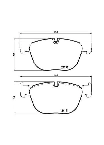 Гальмівні колодки дискові P06 049 Brembo (390287309)