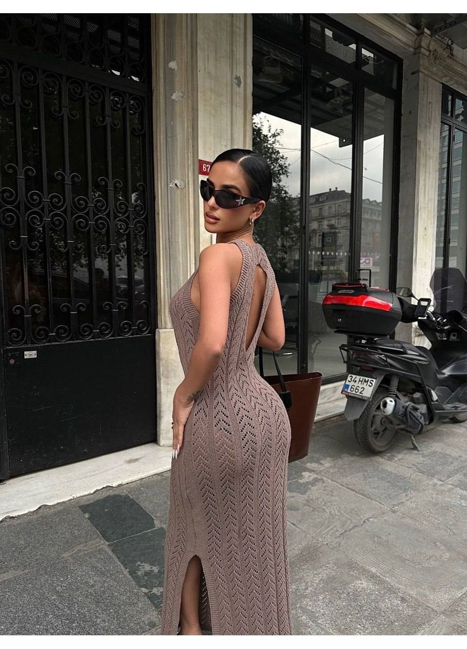 Сукня “Коричнева Елегія Міді” Vital-Textile 2970/Т5 (362210452)