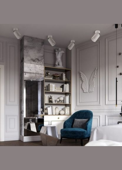 Накладной поворотный светильник ML180 черный (41877) Feron (305755144)