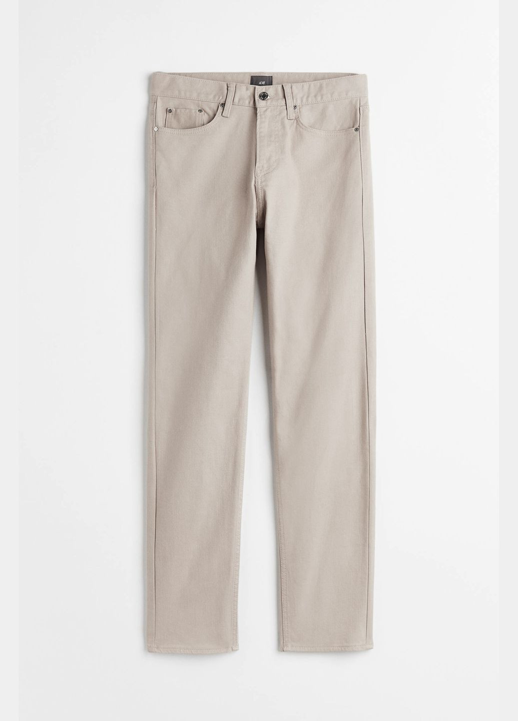 Бежевые демисезонные джинсы H&M