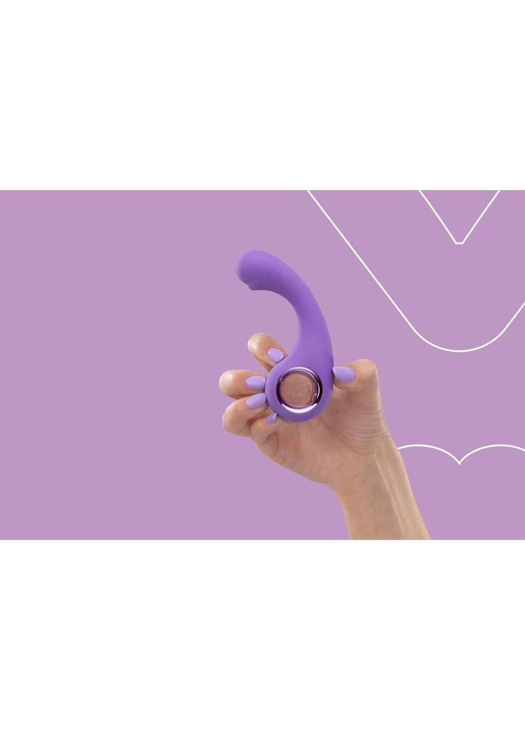 Вібратор для точки G BraveryAward violet потужний вібромасажер для жінок FairyGasm (302298032)