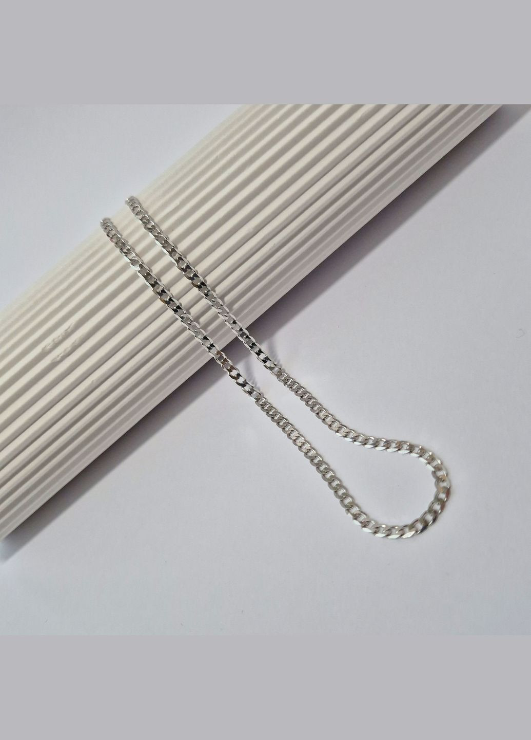 Серебряная Цепочка плоская цепь Панцирь см серебро 925 пробы Родированное 804р51/45 5.60г No Brand (315724804)