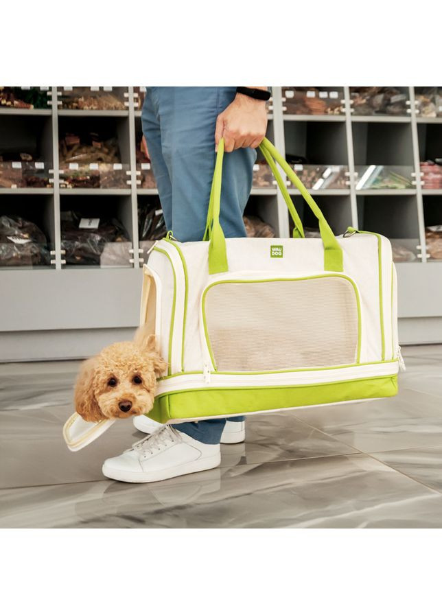 Сумка-переноска для котів та дрібних порід собак WAUDOG Relax Eco, 47x30x28 см, до 8 кг No Brand (363201302)