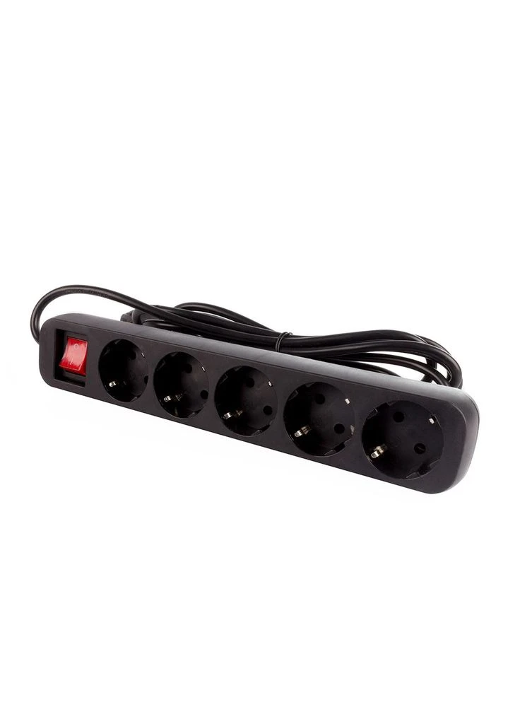 Мережевий фільтр живлення CW-PSEA53BK, 5 розеток/ 3M black (CW-PSEA53BK) Colorway (382659987)