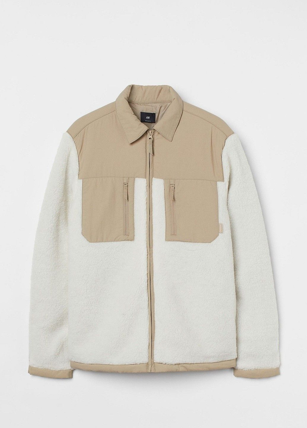 Молочная демисезонная куртка H&M