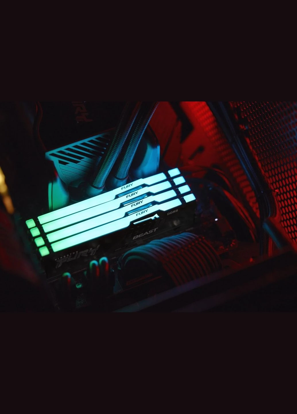 FURY 32 GB (2x16GB) DDR5 5600 MHz FURY Beast RGB (KF556C36BBEAK2-32) Kingston (324214953)