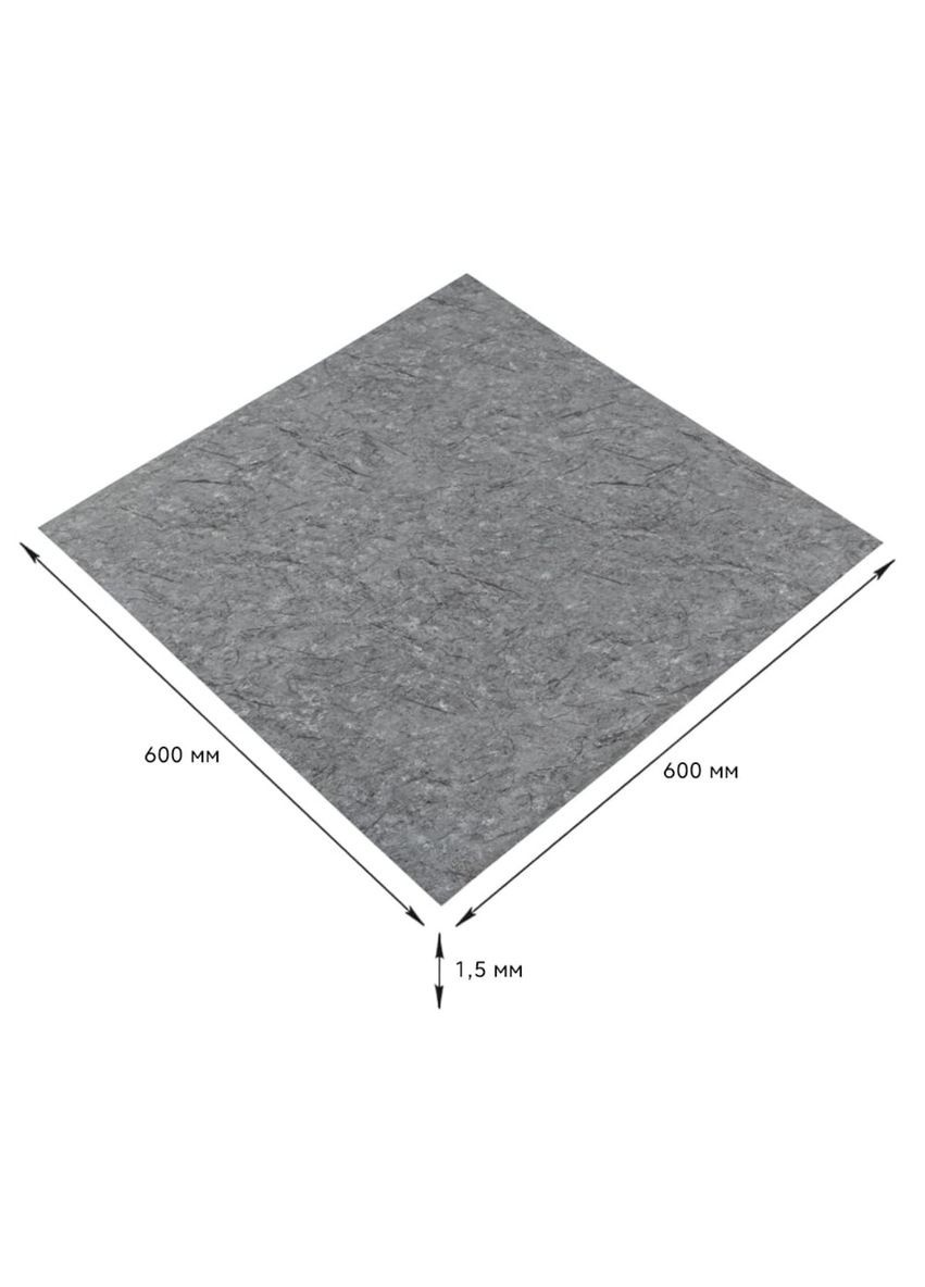 Самоклеющаяся LVT плитка 600*600*1.5mm (D) SW-00001594 No Brand (328578507)