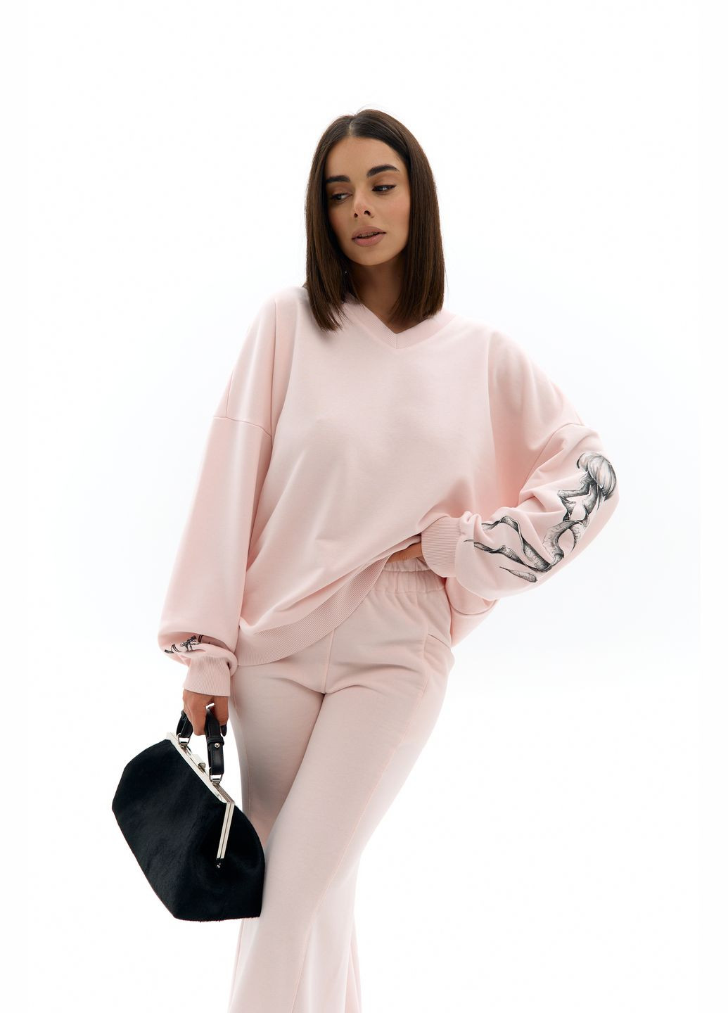 Розовый свитшот «медуза» Lavlia (323036878)