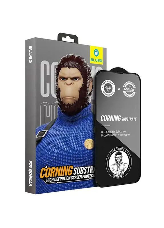 Захисне 2.5D скло Corning Gorilla Glass для Apple iPhone 15 Plus / 16 Plus (6.7") Blueo (369645284)