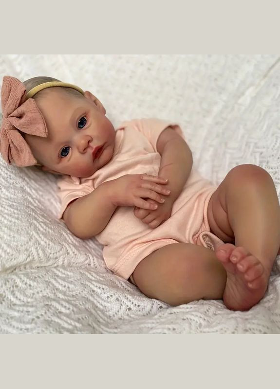 Реалистичная Кукла Реборн Девочка Алиса 50 см Reborn (325692285)