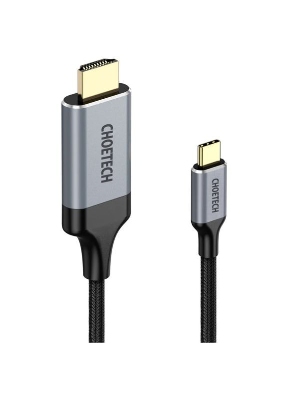 Кабель USB 3.1 Type-C M - HDMI M, 2.0m 4K 60Hz сірий CHOETECH (315142828)