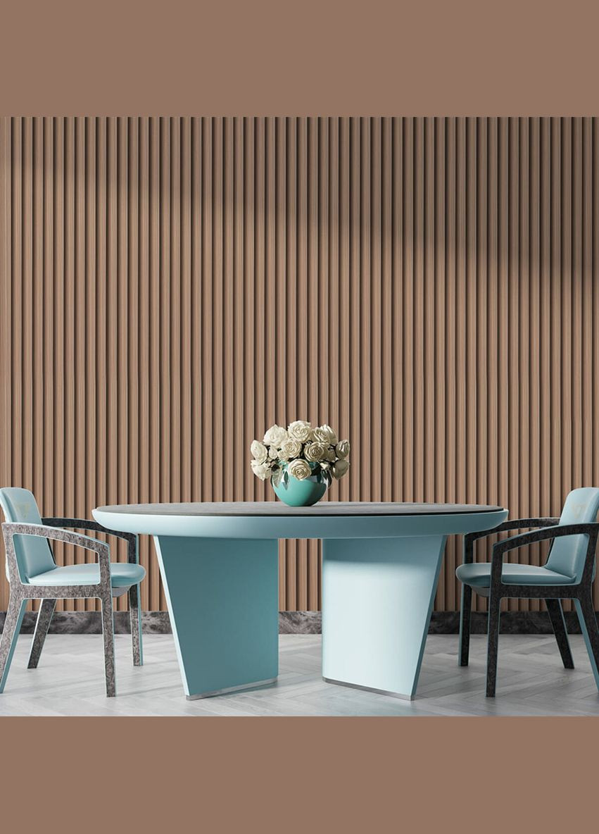 Рейка декоративна WPC стінова світлий горіх 3000х160х23мм SW-00001853 No Brand (328578936)