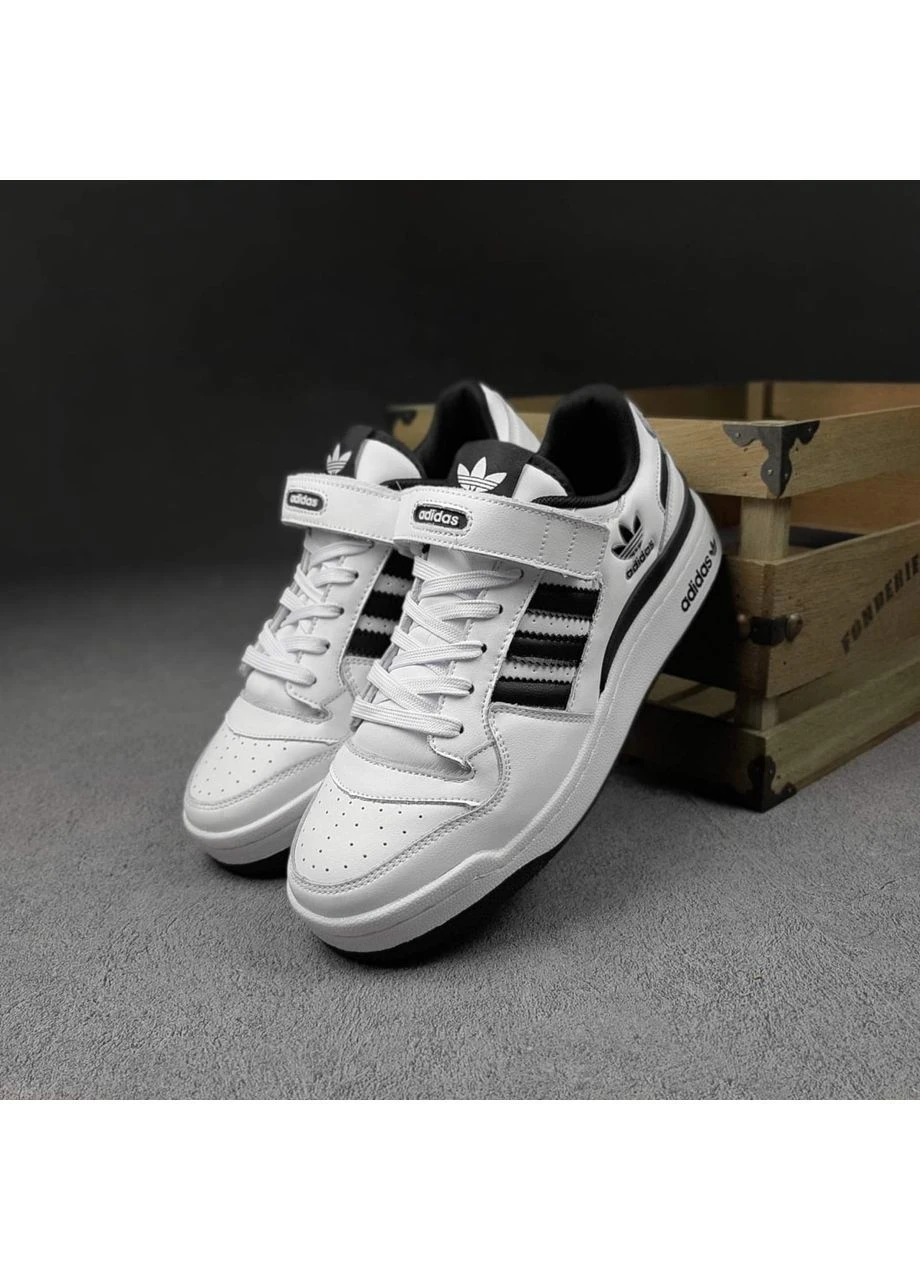 Белые демисезонные кроссовки мужские adidas forum low No Brand Adіdas Forum LOW