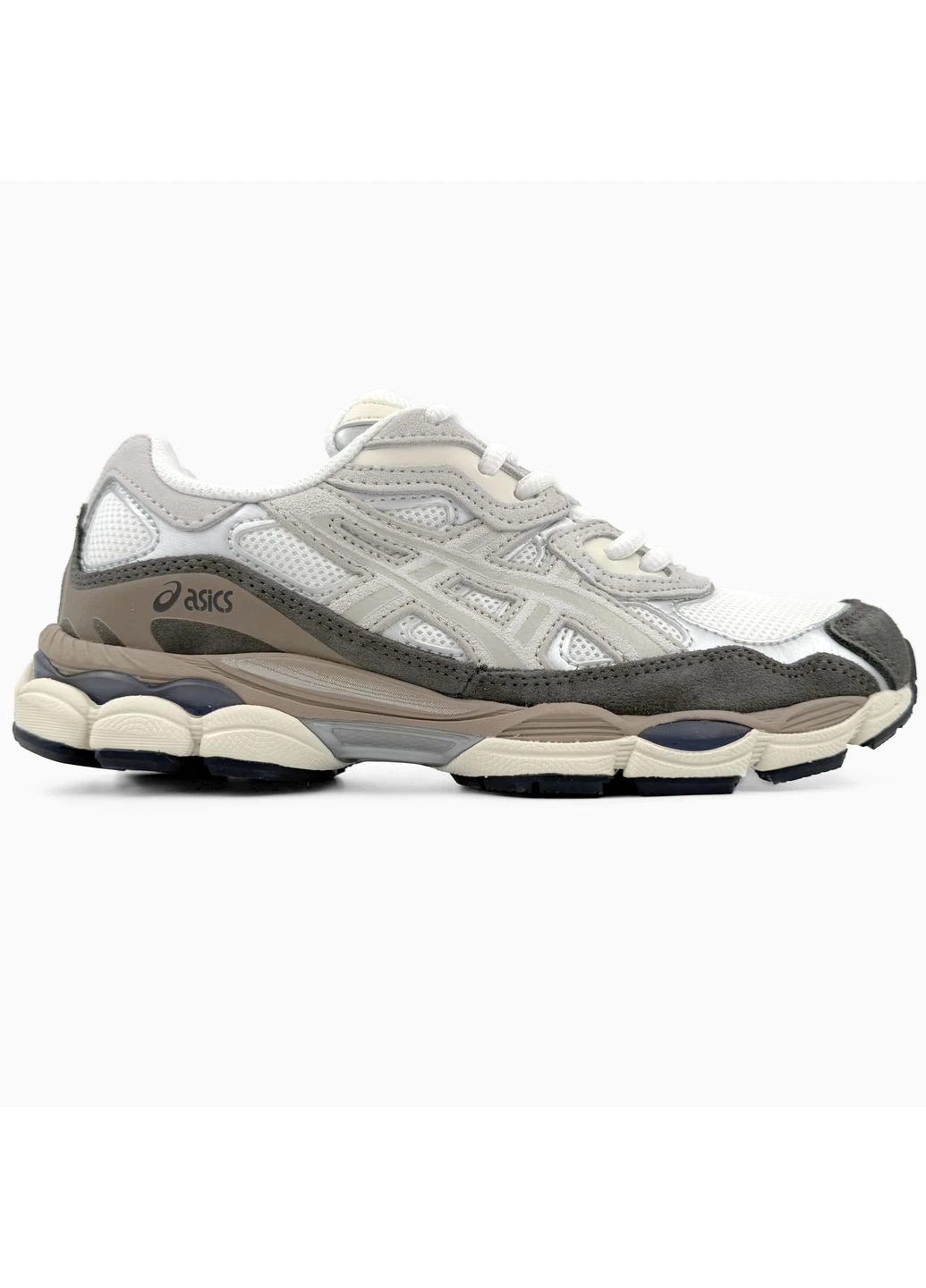 Бежевые демисезонные кроссовки мужские asics gel-nyc brown/cream асикс гель нюк бежевые No Brand
