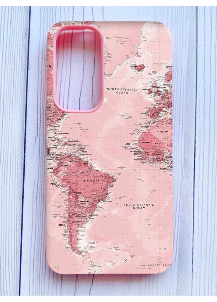 Матовый чехол на Samsung Galaxy A35 (A356) Карта. Путешествия (принт 319) Creative (355408540)