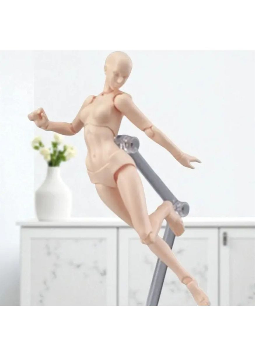 Подвижные шарнирные фигурки-манекены человека 13 см для художников, модели для рисования и скетчей с подставкой No Brand (362682328)