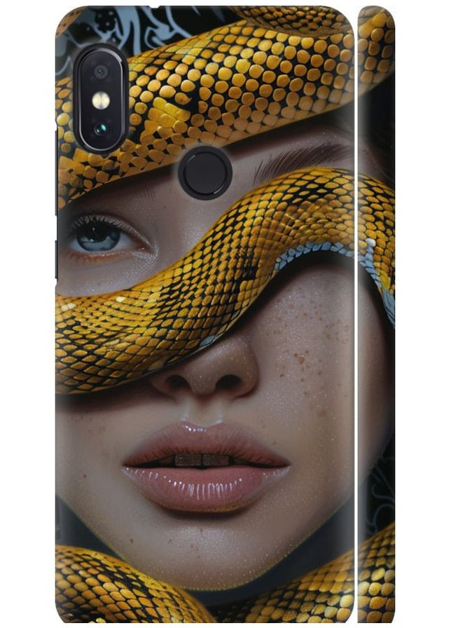 3D пластиковый матовый чехол 'Объятия змеи' для Endorphone Xiaomi Redmi Note 5 (289528575)
