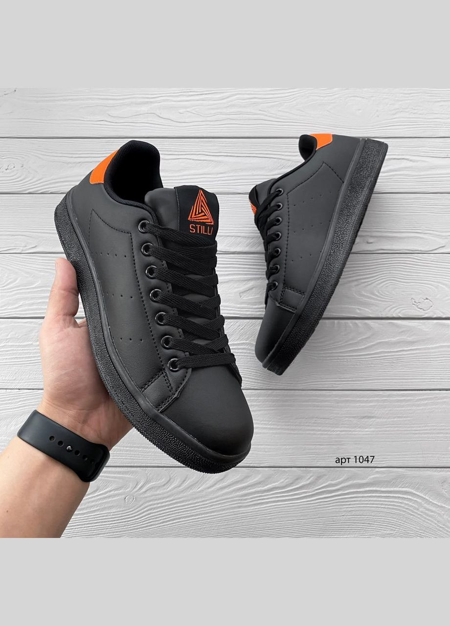 Черные кеды мужские smit bl/or Stilli