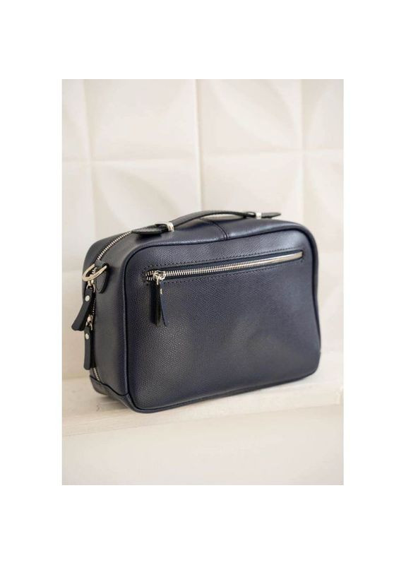 Сумка женская кожаная через плечо Avenue синяя saffiano The Wings (302007444)