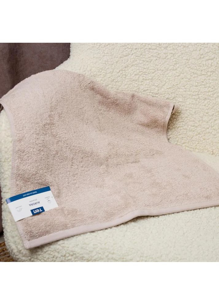 Рушник банний Aurora Р-04179_29748 70х140 см латте ТЕП комбінований