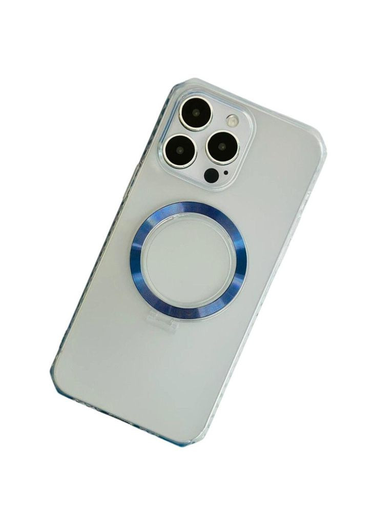 Чехол Octagon Matte Rhombus Side Case with MagSafe для iPhone 13 Pro Blue No Brand (319335974)