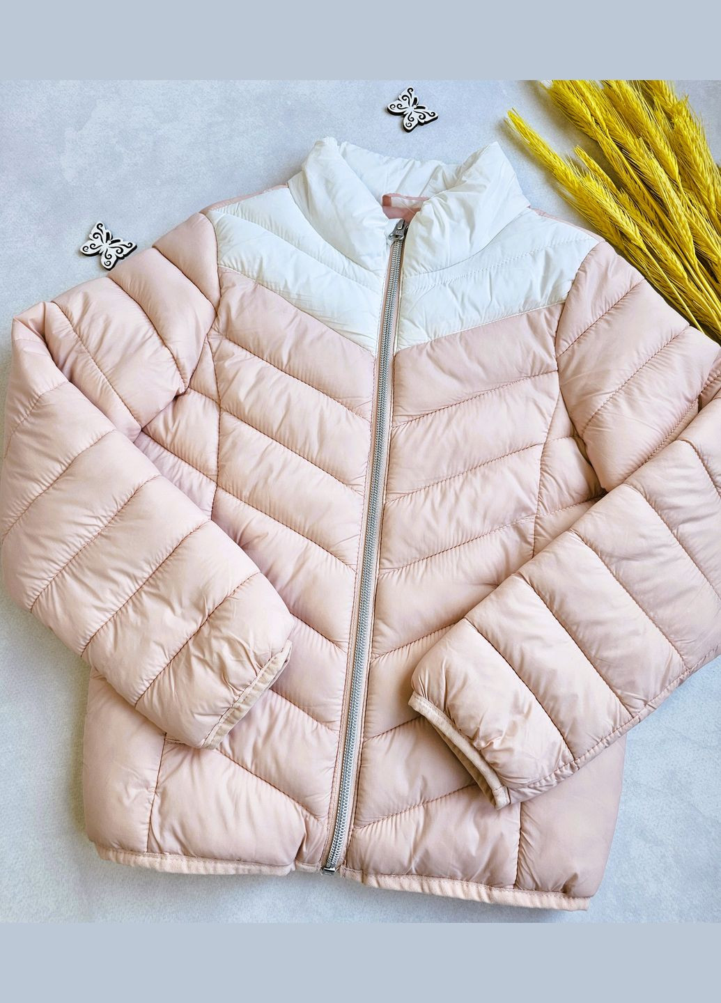 Персикова демісезонна куртка демісезонна без капюшона pepperts! Lupilu Куртка