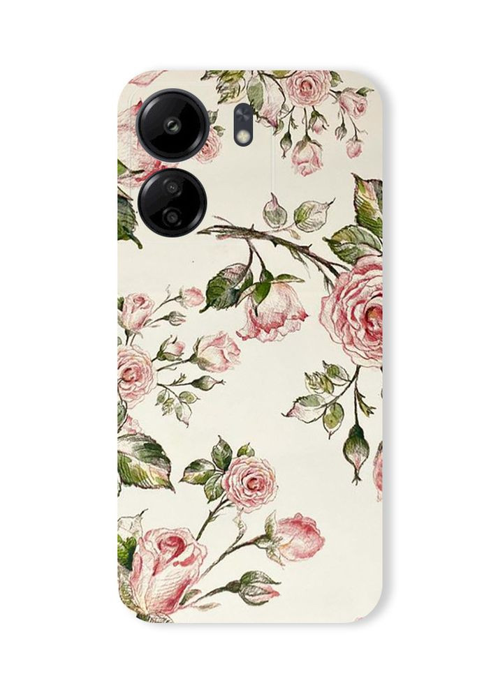 Защитная пленка Розы на заднюю панель для Xiaomi Redmi 13C / Poco C65 Creative (355389032)