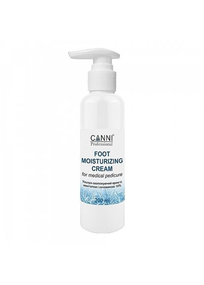 Крем для ніг з ментолом і сечовиною 10% Foot Moisturizing Cream 200ml (1224532-140201) Canni (368603148)