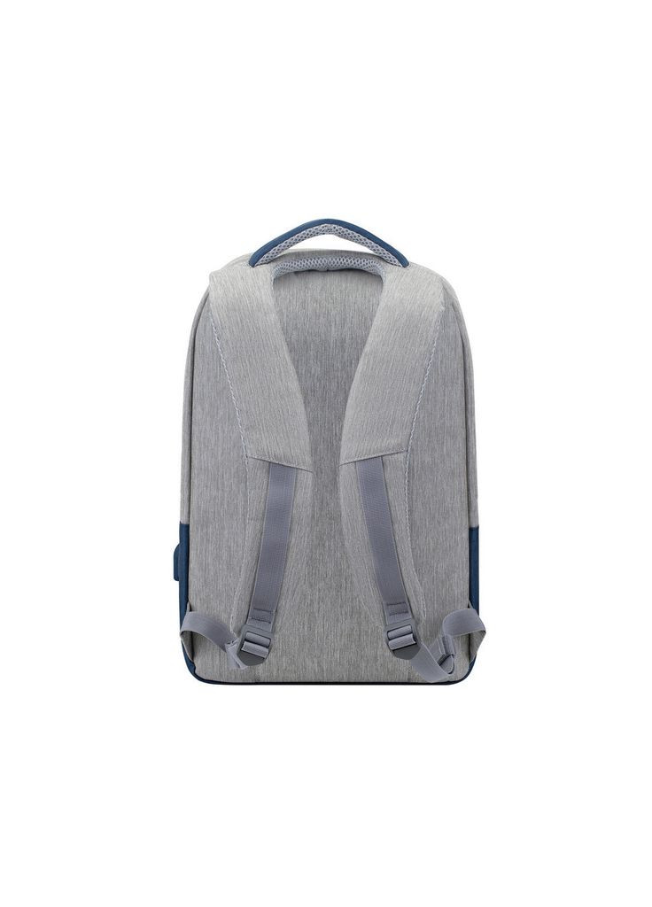 Рюкзак для ноутбука 15.6" 7562 Anti-theft, water-repellent, Grey / Dark Blue (m504352) RIVACASE 15.6" 7562 Anti-theft, water-repellent, Grey / Dar (369022135)