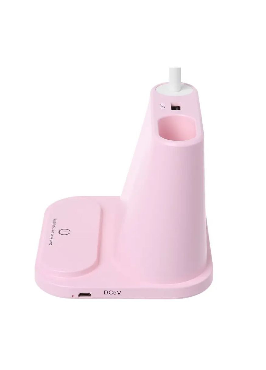 Светильник светодиодный usb с держателем для телефона Multifunctional desk lamp 1200mah Розовый (1777401089) No Brand (336146600)