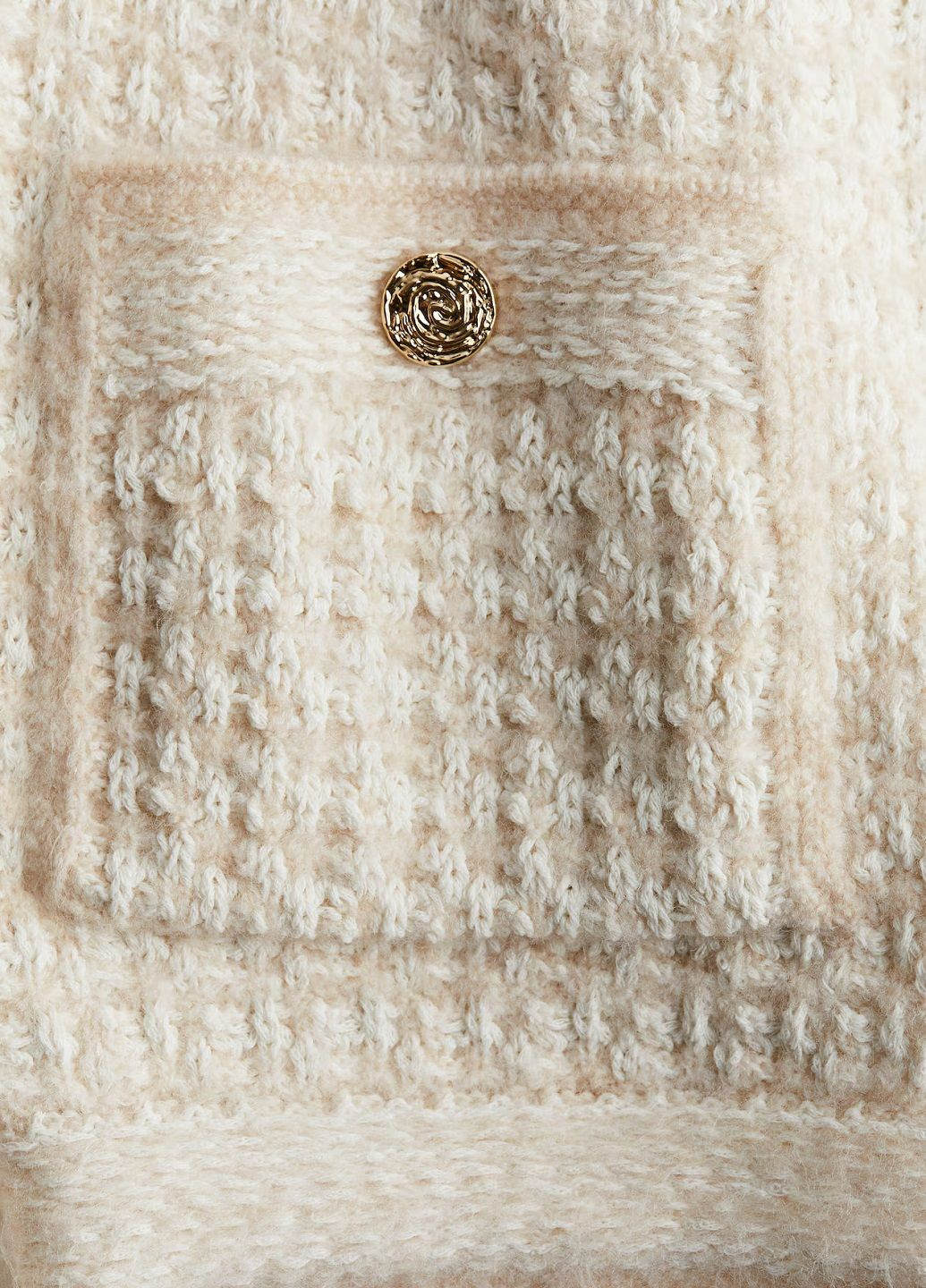 Светло-бежевый демисезонный свитер H&M