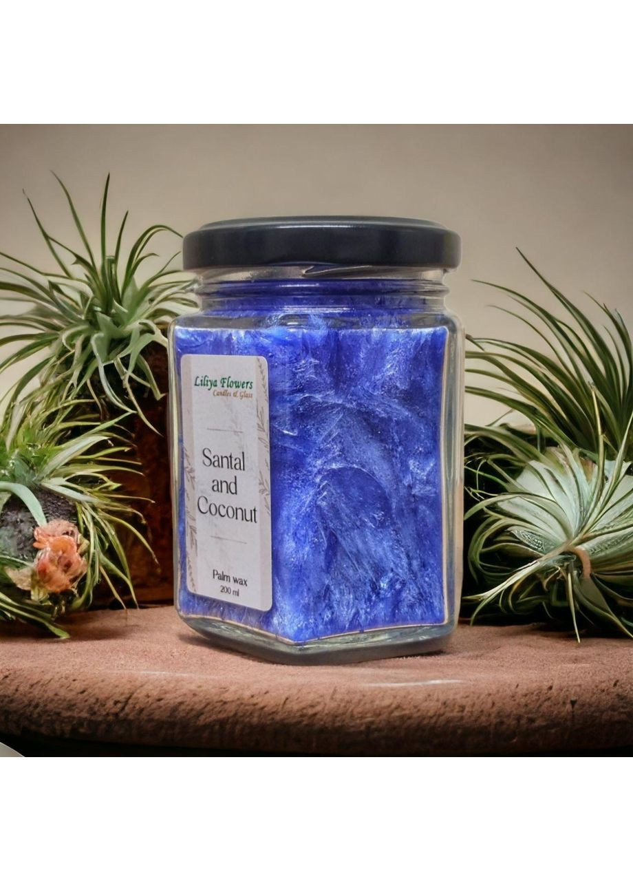 Свічка Santal and Coconut з ароматом Liliya Flowers (366026713)