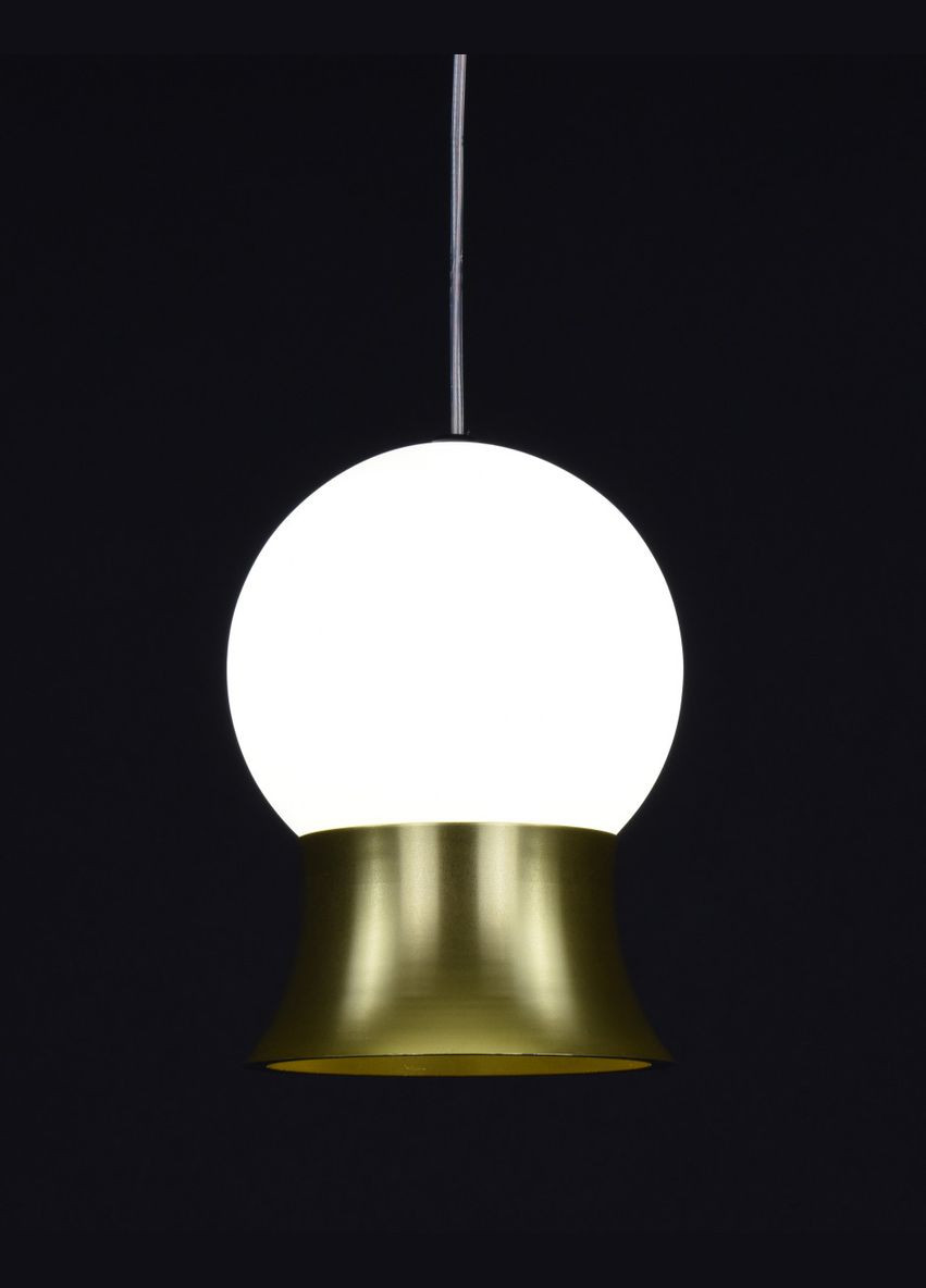 Люстра світлодіодна підвісна LED світильник для квартири на стелю лед 27612 Латунь 20-180х10х10 см. Sunnysky (364755590)