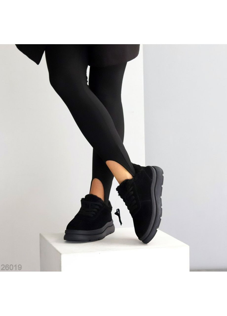 Чорні Зимовий зимові кросівки No Brand