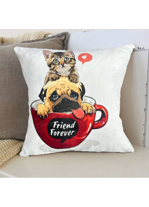 Подушка 3D Friend Forever 20222529_E 11974 50х50 см FlexDress (368783787)