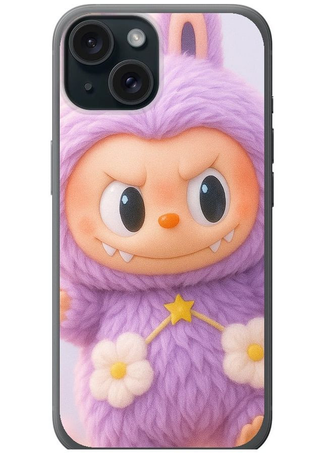 Силиконовый чехол 'Лабубу' для Endorphone Apple iPhone 15 (342125589)